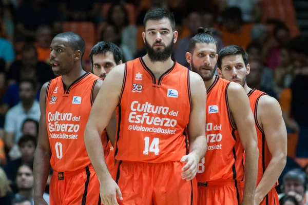 Liga Endesa - Valencia Sepeti vs Real Madrid — Stok fotoğraf