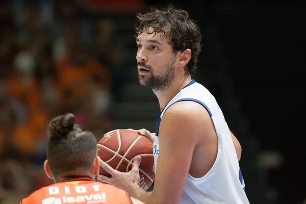 Liga Endesa - Βαλένθια καλάθι vs Ρεάλ Μαδρίτης — Φωτογραφία Αρχείου