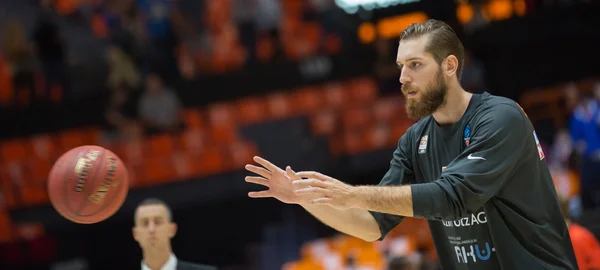 Eurocup - vs Valencia Basket Ratiopharm Ulm — Zdjęcie stockowe