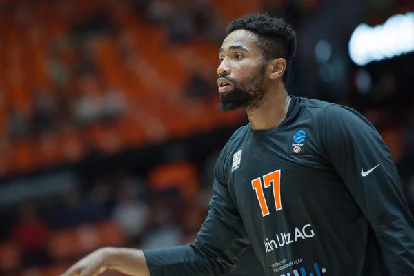 Eurocup - vs Valencia Basket Ratiopharm Ulm — Zdjęcie stockowe