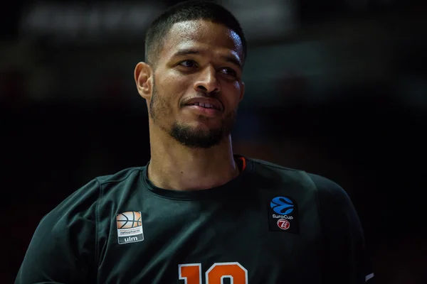 Eurocup - vs Valencia Basket Ratiopharm Ulm — Zdjęcie stockowe