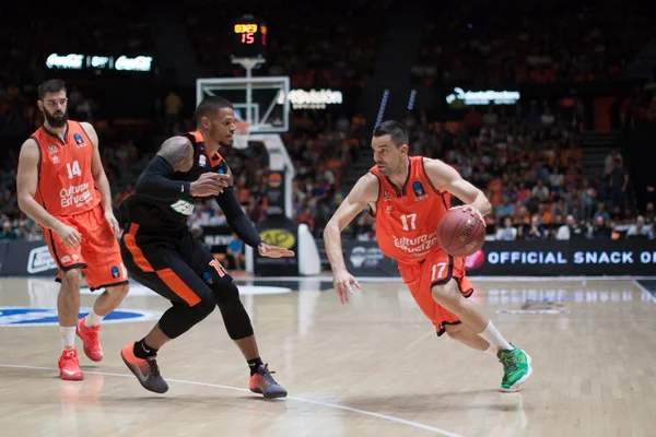 Eurocup - Valencia Basket vs Ratiopharm Ulm — Foto de Stock