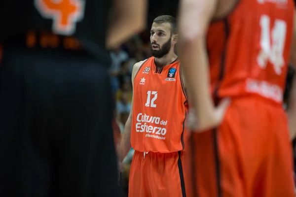 Eurocup - vs Valencia Basket Ratiopharm Ulm — Zdjęcie stockowe