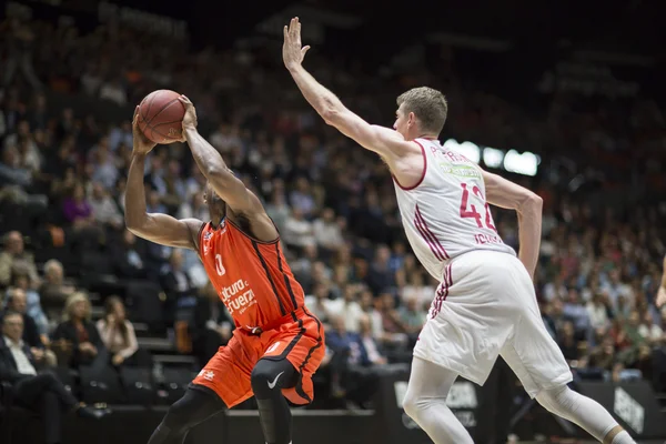 Valencia Basket vs Jerusalém jogo de basquete — Fotografia de Stock