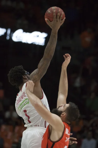 Valencia Basket vs Jerusalén baloncesto juego — Foto de Stock