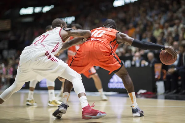 Basket Valence vs jeu de basket Jérusalem — Photo