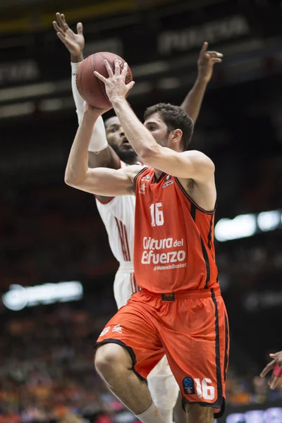 Valencia Basket vs Jerusalem basketmatch — Stockfoto