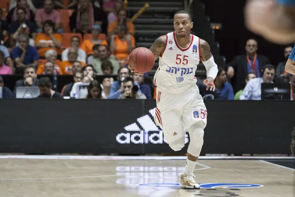 Valencia Basket vs Jeruzalem basketbalspel — Stockfoto