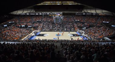 Valencia Basket vs Morabanc Andorra clipart