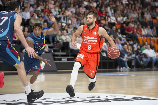 Valencia Basket vs Morabanc Andorra — Stock Photo, Image