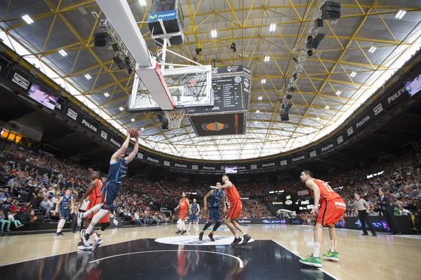 Valencia Basket vs Morabanc Andora — Zdjęcie stockowe