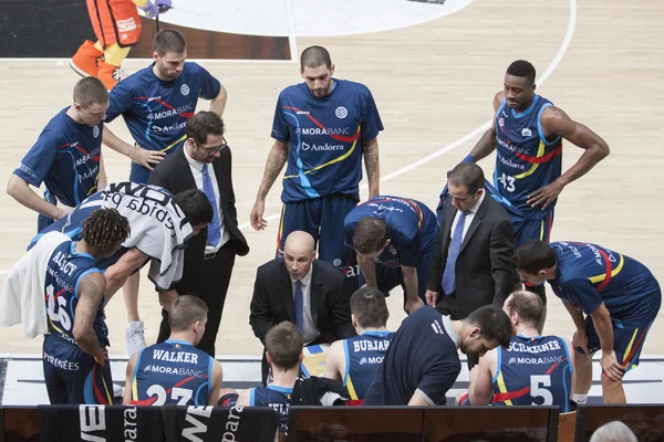 Valencia Basket vs Morabanc Andora — Zdjęcie stockowe