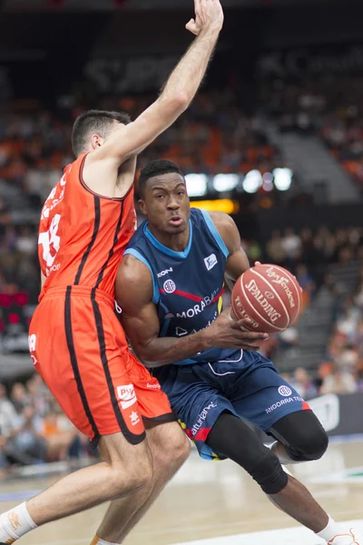 Valencia Basket vs Morabanc Andorra — Stock Photo, Image