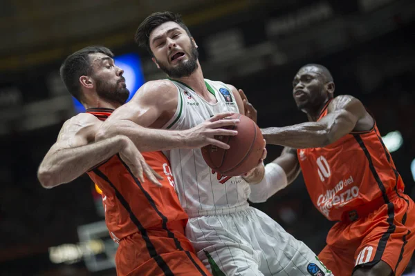 Valencia sepeti ve Union Olimpija Ljubljana — Stok fotoğraf