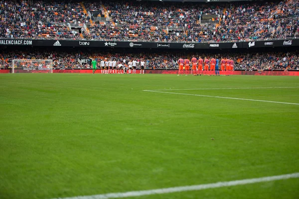 Valencia Cf vs Granada Cf - J12 — Fotografia de Stock