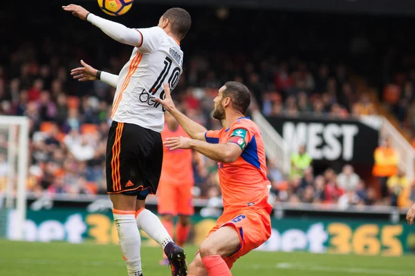 Valencia Cf vs Granada Cf - J12 — Stockfoto