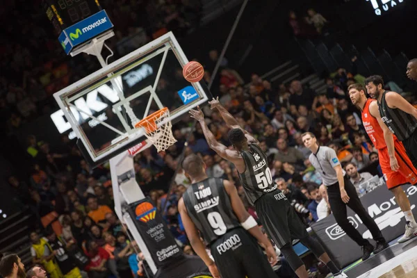 Valencia sepeti ve Bilbao Basket — Stok fotoğraf