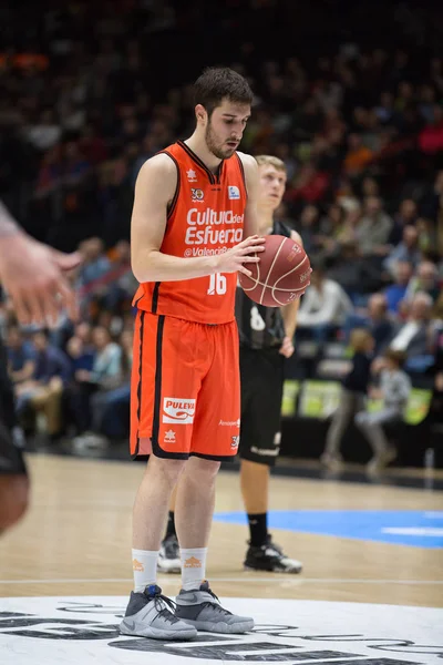 Valencia Basket i Bilbao Basket — Zdjęcie stockowe