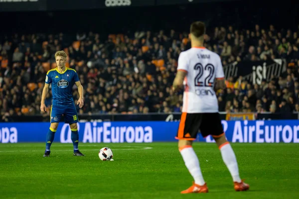 Valencia CF gegen Celta de Vigo — Stockfoto