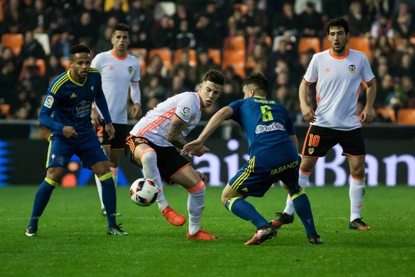 Valencia CF vs Celta de Vigo — Fotografia de Stock