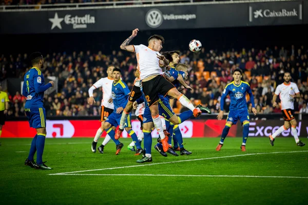 Valencia CF gegen Celta de Vigo — Stockfoto