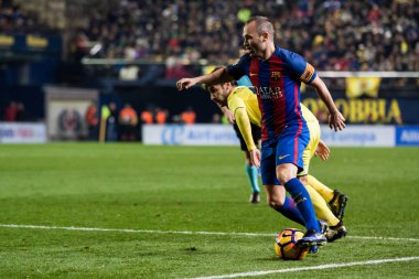 Villarreal CF vs FC Barcelona clipart