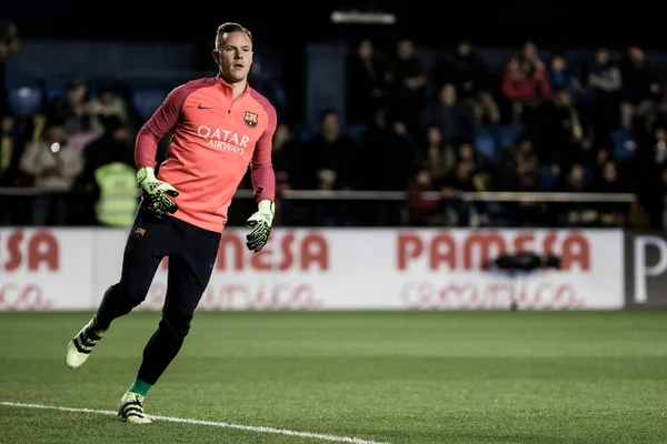 Villarreal Cf przeciwko Fc Barcelona — Zdjęcie stockowe