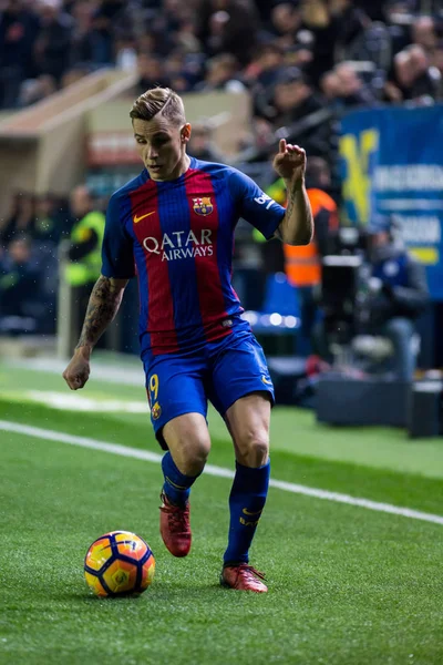 Villarreal Cf przeciwko Fc Barcelona — Zdjęcie stockowe