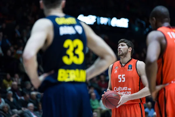 Eurocup maç sırasında Kravtsov — Stok fotoğraf