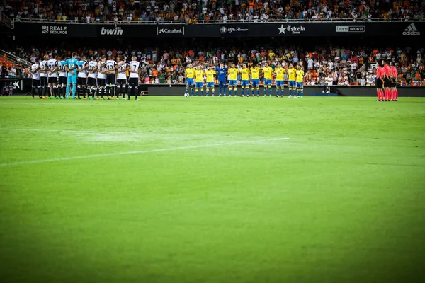 La Liga - Valencia CF诉UD Las Palmas案 — 图库照片