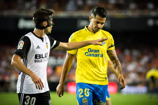 ラ・リーガ-バレンシアCF vs UD｜Las Palmas — ストック写真