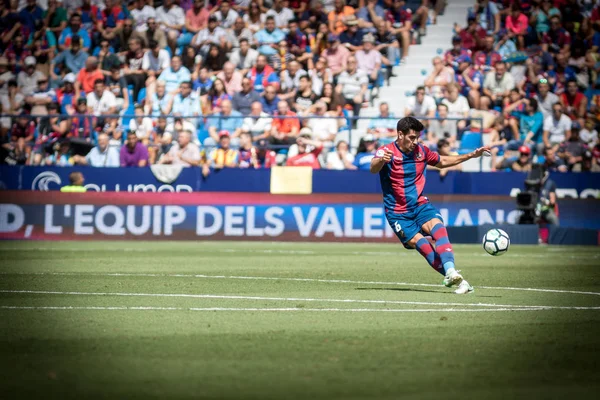 La Liga 17-18 J04 Levante UD Valencia CF 'ye karşı — Stok fotoğraf