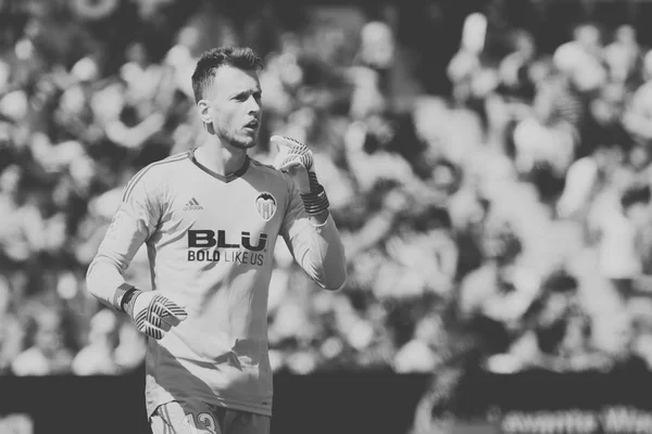 Valencia, spanien - 16. september: neto während des spanischen ligaspiels zwischen levante ud und valencia cf im ciutat de valencia stadion am 16. september 2017 in valencia, spanien - Stockbild