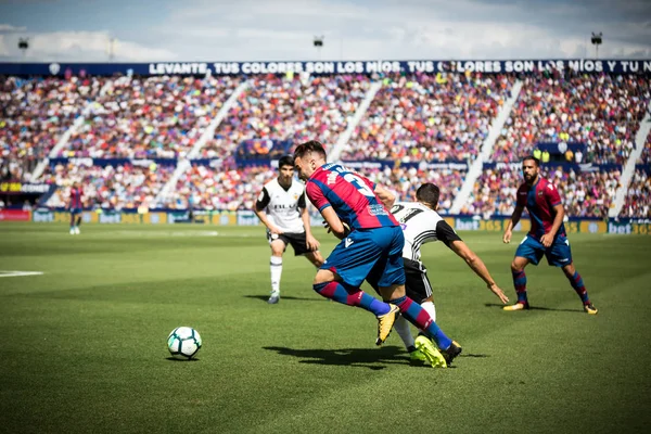 Ла Ліга 17-18 J04 Levante UD проти Валенсії CF — стокове фото