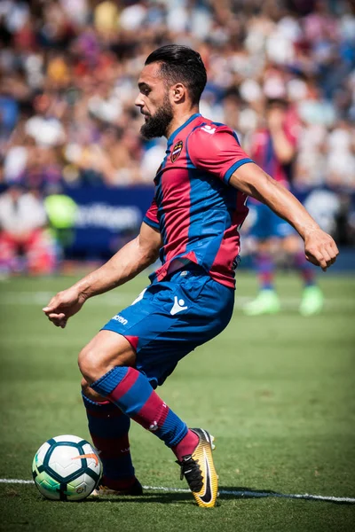 La Liga 17-18 J04 Levante UD vs Valencia CF — Fotografia de Stock