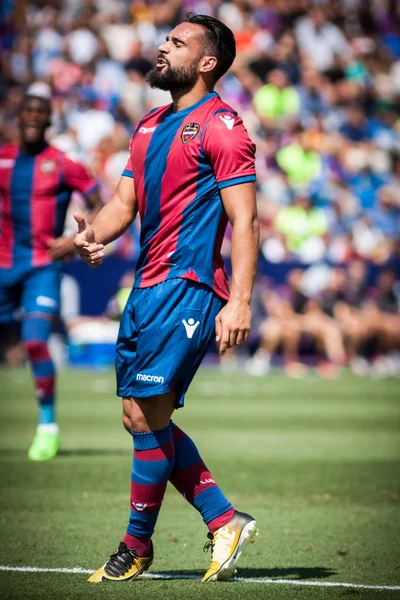 La Liga 17-18 J04 Levante UD vs Valencia CF — Fotografia de Stock