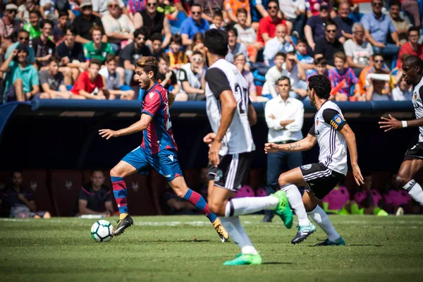 La Liga 17-18 J04 Levante UD vs Valencia CF — Fotografia de Stock