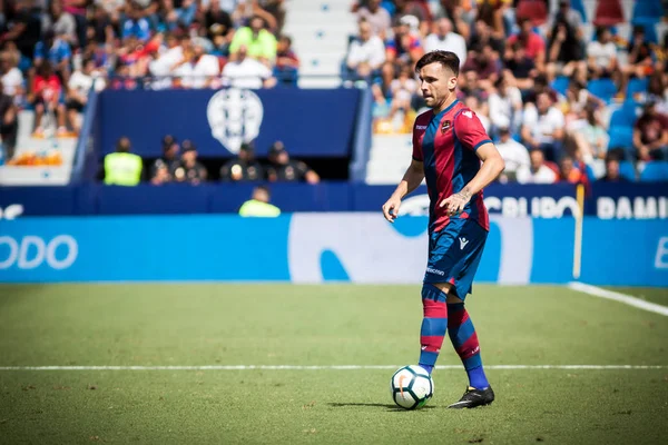 La Liga 17-18 J04 Levante UD vs Valencia CF — Fotografia de Stock