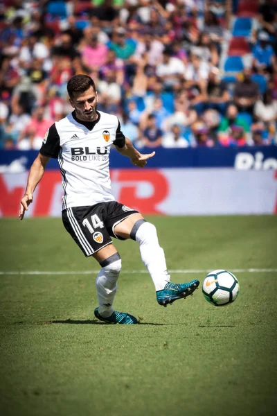 La Liga 17-18 J04 Levante UD vs Valencia CF — Fotografia de Stock