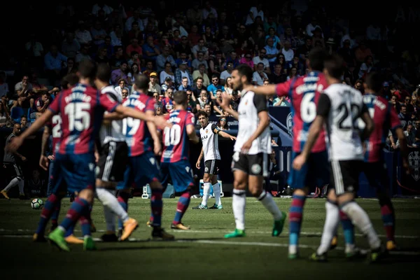 La Liga 17- 18 J04 Levante UD κατά Valencia CF — Φωτογραφία Αρχείου