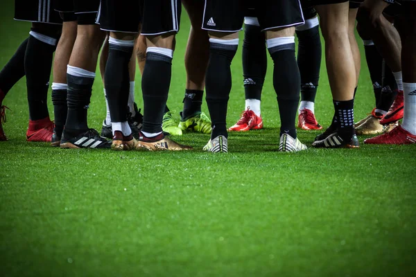 Valencia Espanha Janeiro 2018 Vários Jogadores Durante Jogo Copa Rei — Fotografia de Stock