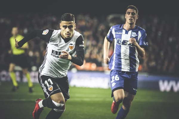 Valencia Spanya Ocak 2018 Pereira Dieguez Sırasında Spanya Kral Kupası — Stok fotoğraf