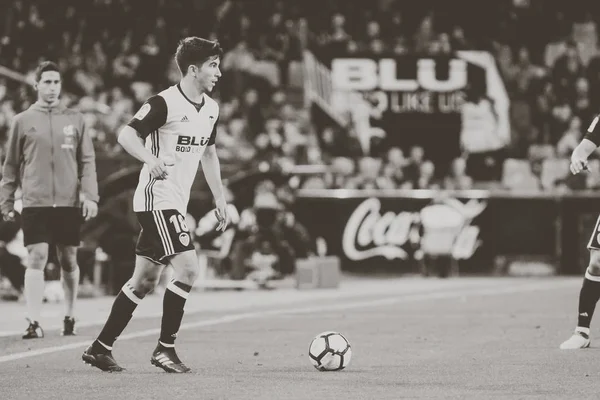 Valencia Spanje April Carlos Soler Tijdens Spaanse Primera División Match — Stockfoto