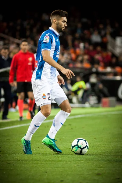 Valencia Spanje April Marc Navarro Tijdens Spaanse Primera División Match — Stockfoto