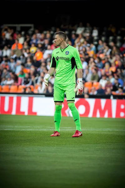 Valencia Espanha Abril Guaita Durante Partida Liga Espanhola Entre Valencia — Fotografia de Stock