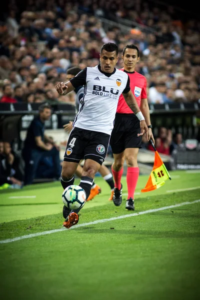 Valencia Espanha Abril Murillo Durante Partida Liga Espanhola Entre Valencia — Fotografia de Stock