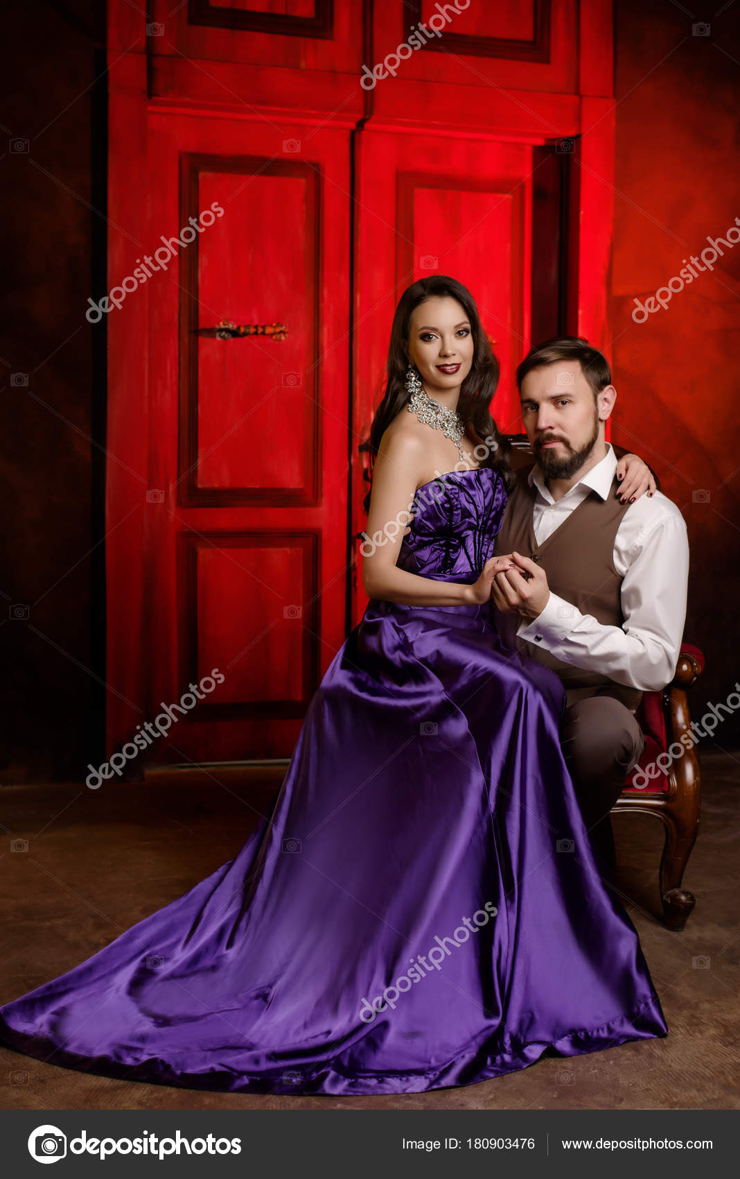 Couple Of Actors In Dressing Room Stock Photo C Ellya