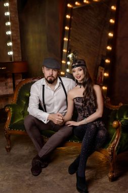 Aktörler soyunma odasında birkaç