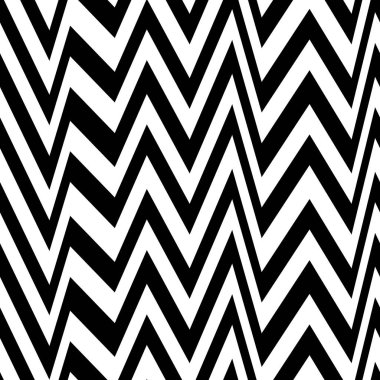 Dikişsiz zikzak desen paralel çizgiler. Geometrik dalga. Yatay siyah çizgiler olanlardan zigzag sorunsuz arka plan.
