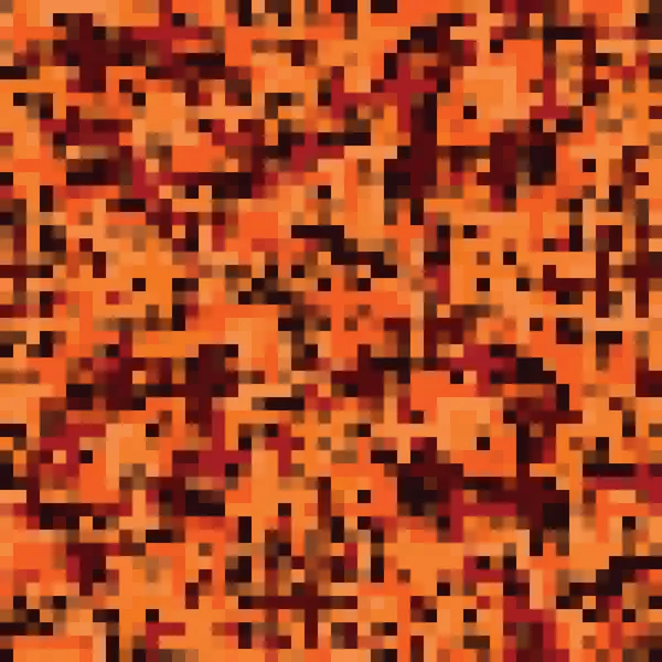 Mosaico caleidoscópico abstracto de muchos rectángulos, con tonos de naranja, para decoración y fondo . — Vector de stock